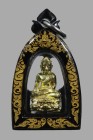 【正牌】龍婆蓋大師 藥師佛佛牌 小立尊 (金色)細模 連特色防水殼(No.29801)
