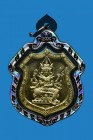 泰國佛牌 168四面神大法會 2566 四面神 配戴型【盾形模】連鐳射特色防水殼(NO.28358)