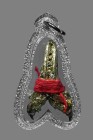 【正牌】龍婆拉架大師  招財蛇爪 配戴型 連閃銀色邊防水殼(No.29123）