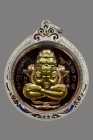 【正牌】屈共力米 龍婆濟公 龍婆察能 2567年 帕盼間天神 配戴型 連純銀龍也防水殼 (No.29832)