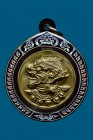【正牌】高僧龍婆沙礦大師 2555 哈努曼天神 配戴型 連銀色鐳射防水殼 附驗證卡(No.30183)