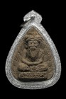 泰國佛牌 高僧龍婆碰瑪大師 2538 魯士天神 配戴型 連閃銀色防水殼(No.27957)