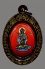 【正牌】古巴博洋大師 阿贊蘇賓大師 五眼四耳 {紅色} 配戴型 連金色鐳射邊防水殼 (NO.30049)