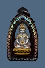 【正牌】寺廟屈鐵冠燙 藏傳觀世音法相藥師佛{三色}配戴型 連閃銀邊雷射防水殼(No.29309)