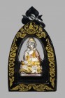 【正牌】寺廟屈破史 龍婆瑣大師 藥師佛 {細模 三色} 連黑金色特色防水殼(No.29800)