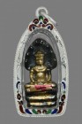 【正牌】寺廟屈叻叻 龍婆爽大師 力泥七龍佛 附驗證卡 連純銀龍也防水殼(No.29769)