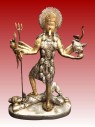 【正神】泰國佛像 阿贊蓬力師傅 嘉莉女神【14.5寸高】供奉型(NO.29942)