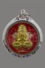 【正牌】屈共力米 龍婆濟公 龍婆察能  2567年  帕盼間天神 配戴型 連純銀龍也防水殼 (No.29717)