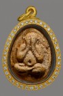 【正牌】寺廟屈朗橙坤 古巴陣得大師 第一期  白肉必打 附驗證卡 連意大利金鑽防水殼(No.30315)