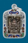 【正牌】 寺廟屈過孔 龍婆龍耐大師 2549大法會 盼帕間{超迷你模} 配戴型 附驗證卡(No.30015)