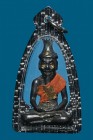 泰國佛牌 寺廟屈叻叻 วัดเลียบๆ 龍婆爽 หลวงปู่สรวง 七色力泥魯士 小立尊 附驗證卡(No.25916)