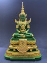 泰國佛像 泰北森林派高僧龍婆拉架大師{柏阿贊運碌哇剎破} 玉佛【夏天】13寸供奉型 (NO.22045)