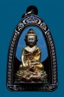 【正牌】屈固沖破 龍婆堪布大師 藥師佛(三色) 配戴型 配戴型 連銀色鐳射邊防水殼 (NO.30274)