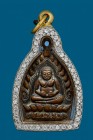 【正牌】屈哥箕瑪 龍婆笨大師 周所佛(座山佛) 配戴型 連意大利金鑽防水殼(No.30476)	