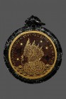 【正牌】阿贊旁師傅【帕也甩】七龍頭水龍(第二期) 配戴型 連黑銀色邊防水殼(No.29741)