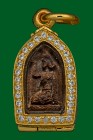 【正牌】金口和尚 婆譚凱大師 招財女神 配戴型 附驗證卡 連意大利金防水殼(No.30339)