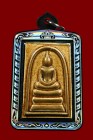 泰國佛牌 寺廟屈嬌戰化 祟笛 配戴型 連黑銀色特色防水殼(NO.27348)