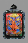 泰國佛牌 高僧龍婆拉架大師【嘉莉女神】locket 配戴型 連特色{黑銀}防水殼(NO.28240)