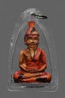 【正牌】寺廟屈班柏 龍婆三安大師 魯士那洛 配戴型 連透明防水殼(No.29179)