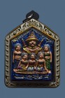 【正牌】高僧龍婆拉架大師【坤平將軍 龍也版】{只製造100尊} 連銀色鐳射防水殼 (No.29721)
