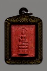 【正牌】寺廟泰南城柱寺 2568 澤度今天神 後拉胡天神 配戴型 連鐳射黑銀色邊防水殼 (NO.30190)