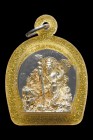 【正牌】周欽南白龍王 {白龍王仙尊 小立尊} 配戴型 附驗證卡 連閃金色邊防水殼(No.29743)