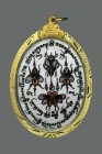 【正牌】高僧古巴旁舌大師 金蒼蠅LOCKET 配戴型 連不鏽鋼鍍金防水殼(No.28817)
