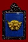 【正牌】古巴猜也大師 柏P立天神佛牌{藍底} 配戴型 連黑銀邊防水殼(No.29778)
