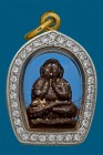 【正牌】寺廟屈他瑪下齊 龍婆堪潘大師 必打 附驗證卡 連意大利金鑽防水殼(No.29861)