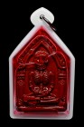【陰料】泰國白衣法師 阿贊安師傅 鬼油派燙 冷文派油版 配戴型 連白色防水殼(NO.29593)