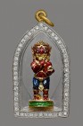 【正牌】寺廟屈墟喃蕹 古巴博洋大師 五眼四耳 {紅龍也色} 連意大利金鑽防水殼(No.29683)