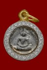 【正牌】寺廟屈辦冠碰 2509 崇笛佛牌【編真萊 黑肉】細模 附驗證卡 連意大利金鑽防水殼(No.30464)