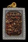 【正牌】屈他沙辦 帕阿贊頓大師 崇笛坐哈努曼天神 配戴型 連意大利金鑽防水殼(No.30419)