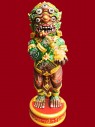 【正牌】已故高僧古巴博洋大師 2567 五眼四耳【7寸高】{綠色} 供奉型 (No.29642)