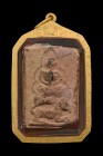 【正牌】寺廟屈東譚 龍婆班大師 龍婆帕大師 神獸崇笛 崇笛坐醒 配戴型 附驗證卡(No.29886)
