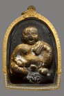 【陰料】已故清邁高僧古巴神尼大師{一期}坤昌 連意大利金鑽防水殼 附驗證卡(No.30151)