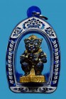 【正牌】古巴博洋大師 五眼四耳天神 {金藍色彩繪版}配戴型  連藍色鐳射邊防水殼 (NO.30044)