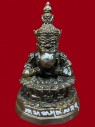 【正神】寺廟屈班柏 老虎廟 龍婆三安大師 拉胡天神 供奉型 {5寸高} (No.30357)