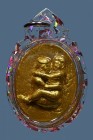 【正牌】阿贊帕旺大師 2562年 燕通 人緣油 配戴型 連閃碎粉邊透明防水殼(NO.29590)