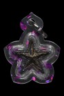 【正牌】龍婆拉架大師2564 一期{速馬哈立}幸運星(黑金色)連閃粉紫色防水殼(No.29868)