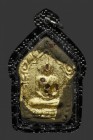 泰國佛牌 寺廟屈白曲間 龍婆灣大師【派古曼七靈坤平】後師傅自身 配戴型(No.22127)