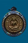 【正牌】寺廟屈哈瑪塔 2550年 澤度金天神後拉胡 (金色)配戴型 連雷射防水殼(No.29305)