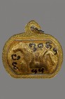 【正牌】已故清邁高僧古巴神尼大師 馬食能 {二期} 連閃金色邊防水殼 附驗證卡(NO.30313)