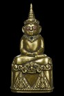 【陰料】高僧龍婆拉架大師 {柏阿贊運碌哇剎破}【一期 拍罌】{黃銅版}供奉型(No.29548)