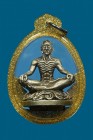 泰國佛牌 魯士崇瀝師傅 古繼嬌天神 小立尊 配戴型 連閃金色邊防水殼(NO.28115)