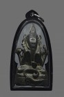 【正牌】寺廟屈華考 高僧龍婆Yim大師 象神佛牌 附驗證卡 連黑色邊防水殼(No.29263)