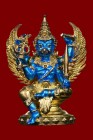 【正牌】寺廟屈通那米 龍婆嚴大師 鷹神迦樓羅【彩繪 2寸高】供奉型(NO.28618)