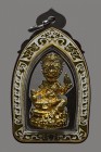 【正牌】寺廟屈班能 龍婆觀大師 五眼四耳天神 連白金色邊防水殼 (NO.29753)