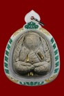 【正牌】寺廟屈間班嬌/古巴猜也師傅 2567大法會 火焰必打 後有必打小立尊 配戴型 連綠色鐳射防水殼(No.29253)