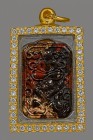 【正牌】屈他沙辦 帕阿贊頓大師 崇笛坐哈努曼天神 配戴型 連意大利金鑽防水殼(No.30420)